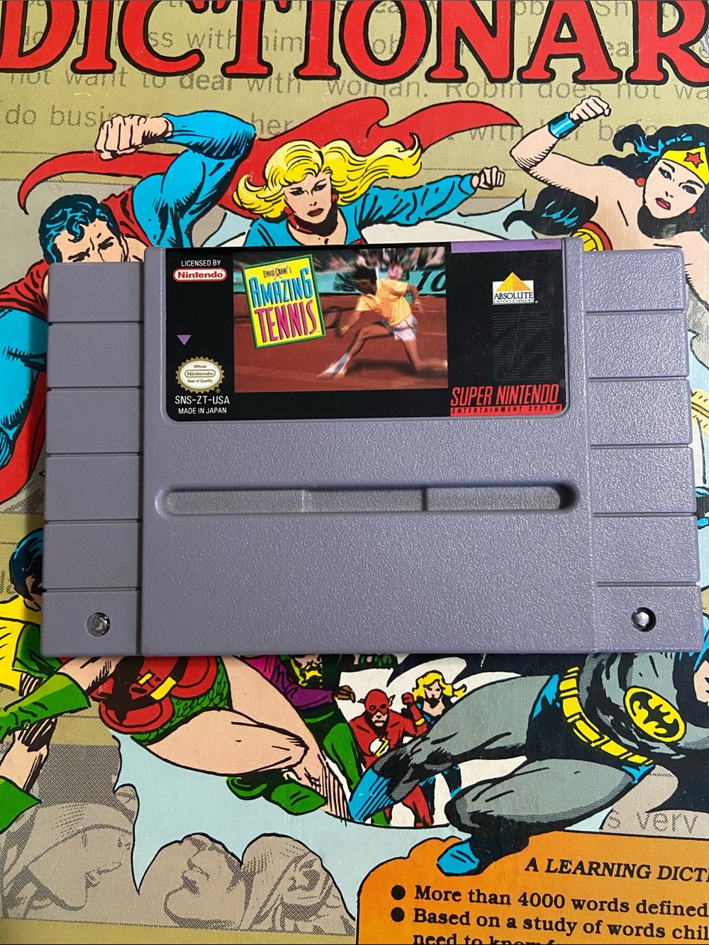 David Crane's Amazing Tennis (Super Nintendo Entertainment System, 1992)